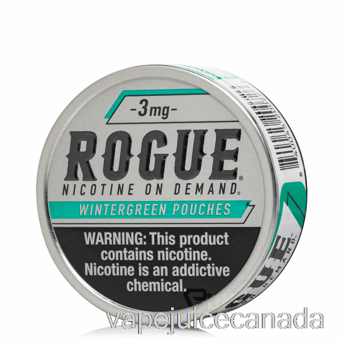 Vape Disposable Canada ROGUE Nicotine Pouches - WINTERGREEN 3mg